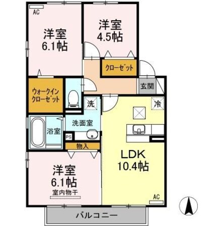 アルシオネの物件間取画像